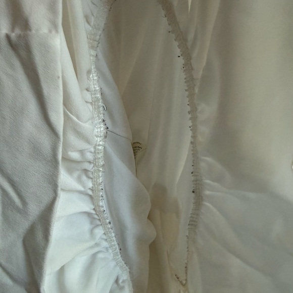 White Ruffled Dress - Picture 6 of 6